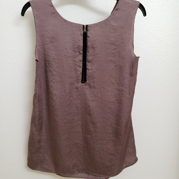 LOFT Silky Eggplant Tank in Extra Small - Picture 7 of 7